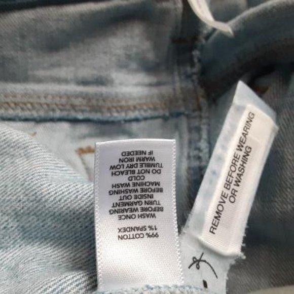 Loft Light Indigo Wash Modern Slim Jeans Size 4P - Picture 10 of 13